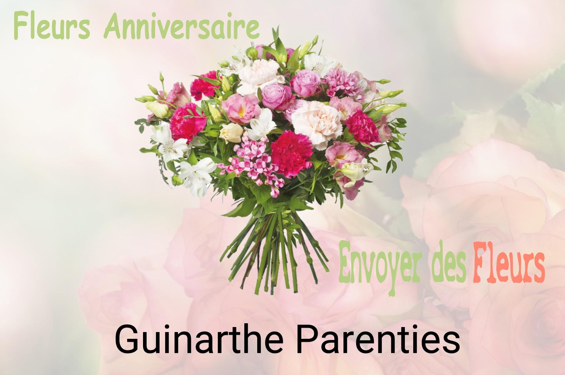 Bouquet de fleurs d’anniversaire livré à Guinarthe-Parenties