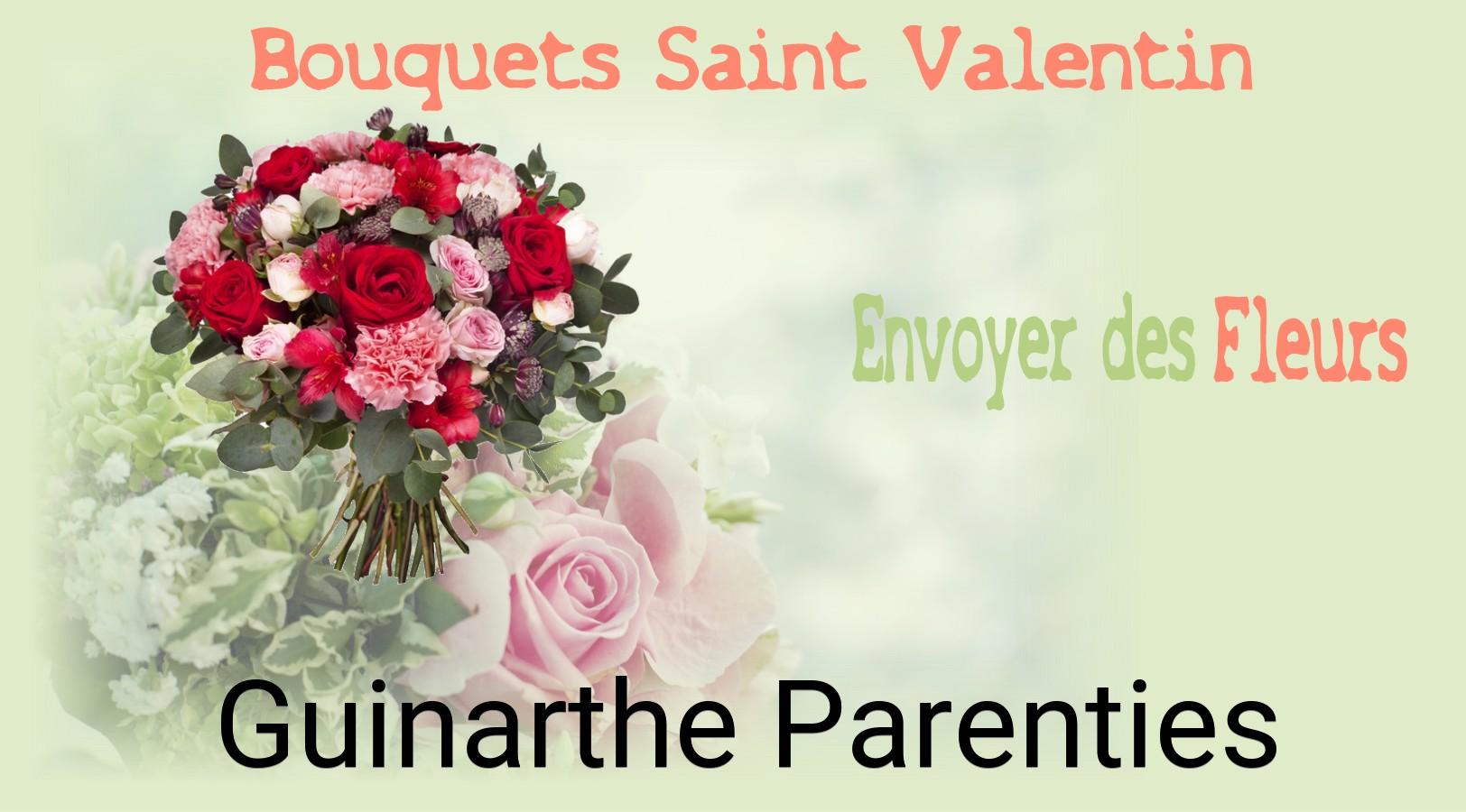 Roses de Saint-Valentin livrées à Guinarthe-Parenties